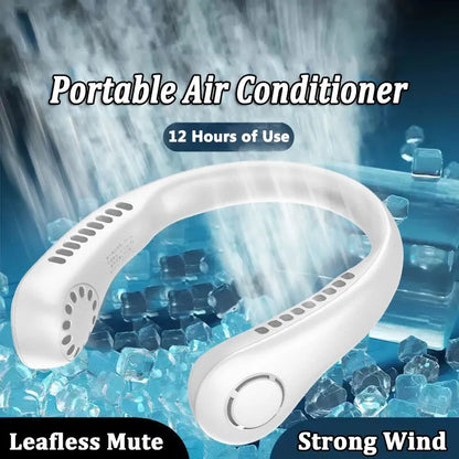 Portable Bladeless Neck Fan | 3-Speed Cooling