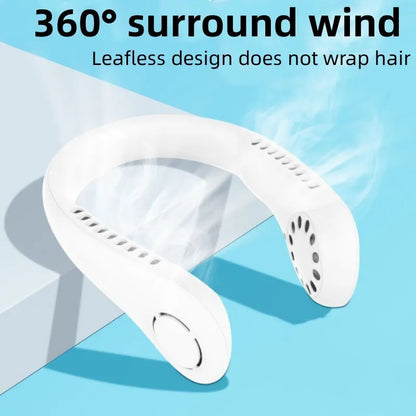 Portable Bladeless Neck Fan | 3-Speed Cooling