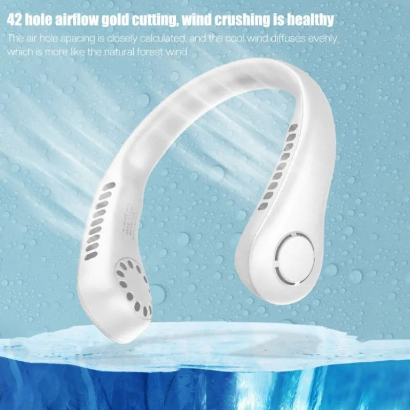Portable Bladeless Neck Fan | 3-Speed Cooling