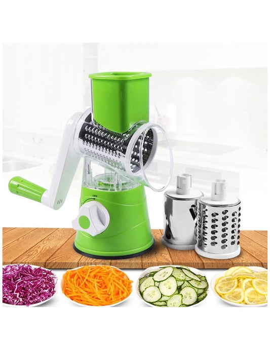 3-in-1 Vegetable Cutter & Drum Grater | Kitchen Slicer